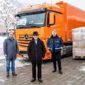 Für Sisak in Kroatien ein Lkw voller Unterstützung
