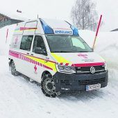 Rotes Kreuz sorgte im Schneechaos für die Notfallversorgung