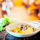 Veltlinerrisotto mit Hokkaido