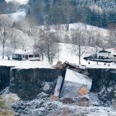 Leiche nach Erdrutsch in Norwegen gefunden