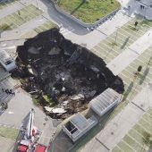 Krankenhausparkplatz in Neapel eingestürzt