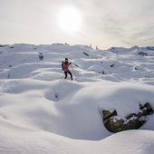Auf einsamen Winterpfaden unterwegs