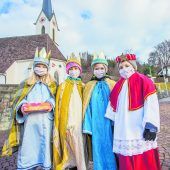 Sternsinger mit AHA-Regeln