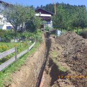 Großes Graben in Fraxern abgeschlossen