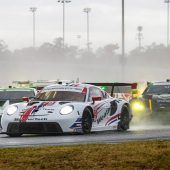 Kevin Estre stellte den Porsche in Daytona auf den dritten Startplatz