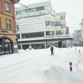Schneefälle hielten ganz Bregenz auf Trab