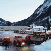 Mit großem Fuhrpark gegen Schneemassen