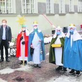 Späte Dreikönigsaktion in Feldkirch