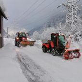PS-starkes Duo in Innerbraz im Winterdienst