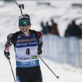 Historisch. Lisa Hauser ist Biathlon-Weltmeisterin. »C8