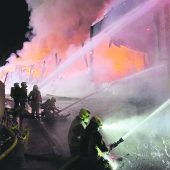 Heizwerk Lech in Schutt und Asche gelegt