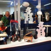 Schaufenster mit doppeltem Ton