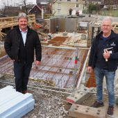 Dünser Dorfhus voll auf Schiene