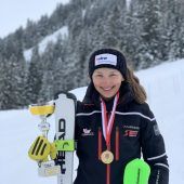 Antonia Muxel dreifache Vizemeisterin