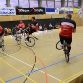 Erster internationaler Auftritt für Dornbirner Radball-Duo