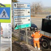 An unseren Straßen hat der Frühjahrsputz begonnen