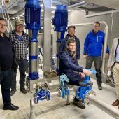 Neuer Hochbehälter Bargrand vor der Fertigstellung