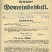 Das historische „Blättli“ ist online