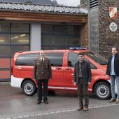 Neuer Mannschaftsbus für die Feuerwehr Tschagguns