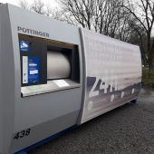 Pressmuldencontainer gegen „Littering“ von Grillmüll in Lochau