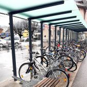 Stadt Bludenz fährt mit alten Rädern ab