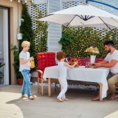 Den Garten als Wohnraum nutzen