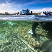 Forscher holen Ur-Boot aus dem Bodensee