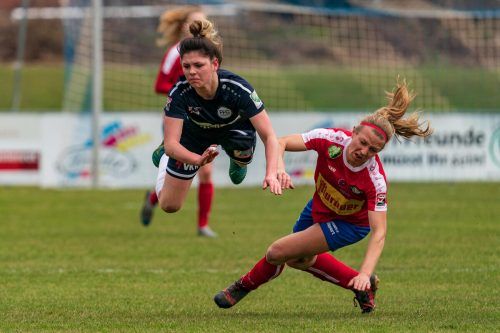FFC-Angreiferin Eileen Campbell besorgte den 1:1-Ausgleich gegen den FC Bergheim und rettete Neo-Trainerin Jessica Thies den Einstand. stiplovsek