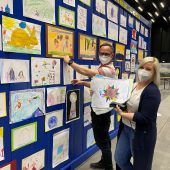 Buntes Impfzentrum