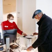 Teststation für eine ganze Region aus dem Boden gestampft