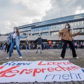 Fridays for Future tanzte für das Klima