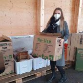 Re-Use-Box: Sieben Tonnen bekommen ein zweites Leben