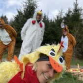 Freche Hasen und verrückte Hühner