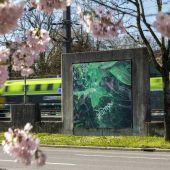 Neue KUB-Ausstellung kündigt sich im Stadtraum an