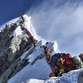Rekordzahl von Bergsteigern will auf den Mount Everest