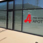 Apotheke auf Schiene