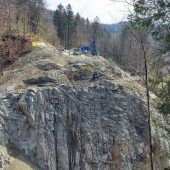 Im Rappenloch wird weitergearbeitet