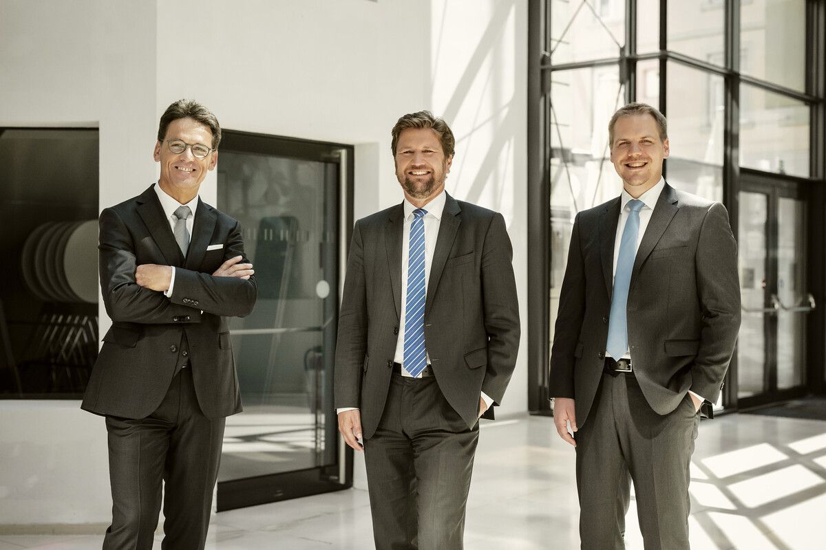Verantwortlich für die Hypo Vorarlberg: Die Vorstände Wilfried Amann, Michel Haller und Philipp Hämmerle.FA