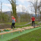 Motorik- und Crosslaufparcours an der Dornbirner Birkenwiese