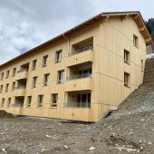 Wohnbauprojekt in Sonntag im Finale