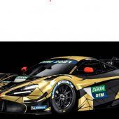 Klien mit Bolide von McLaren in der DTM
