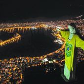Lichtershow in Rio
