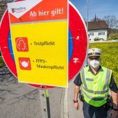 Corona-Sperrzone entschleunigt Lustenau