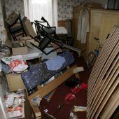 Leben in Chaos und Müll