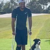 Golf-Legende Tiger Woods auf dem Weg der Besserung