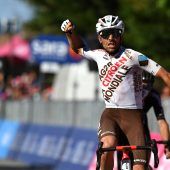 Ein neuer Siegername bei einer Giro-Etappe