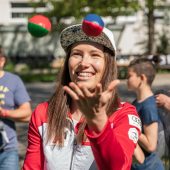 Jonglierspaß als Antwort auf Coronafrust