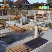 Tiefgründige Arbeiten beim neuen Kinderhaus Altach
