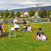Kultur aus der Kiste am Harder Seeufer