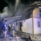 Brand zerstört Wohnhaus in Lustenau